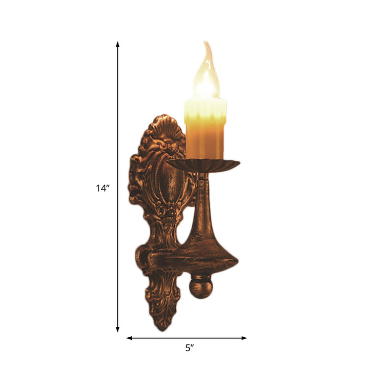Lisslune | A light wall lamp light industrial crackle glass vase shape lighting fixture in yellow, 3.5"/5"/14.5" wide
