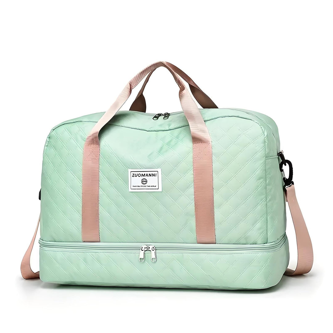 Lisslune | Spacious Weekender Duffle Bag | Water-Resistant, Multi-Compartment & Ideal for Short Trips and Gym Sessions