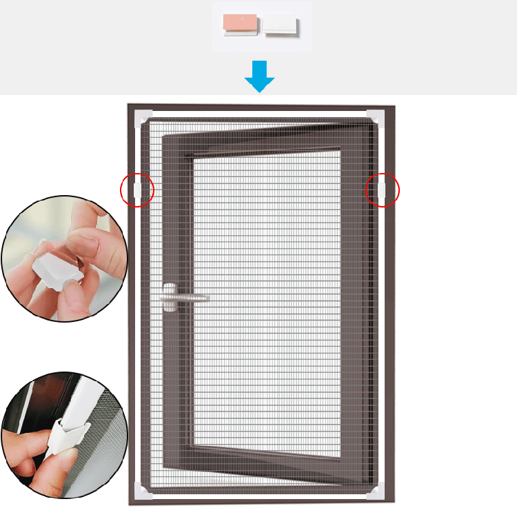 Lisslune | DIY window with magnetic screen