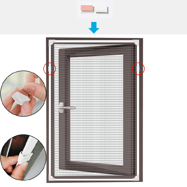 Lisslune | DIY window with magnetic screen