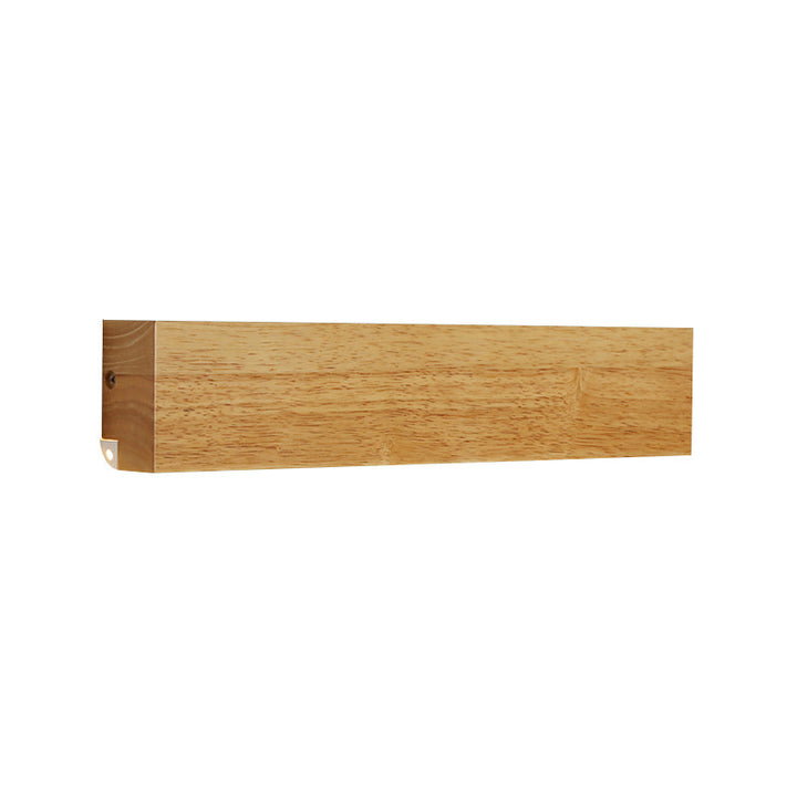Skørter | Modern Linear Wooden Wall Lamp 1-Light LED Downlight Fixture for Bedroom