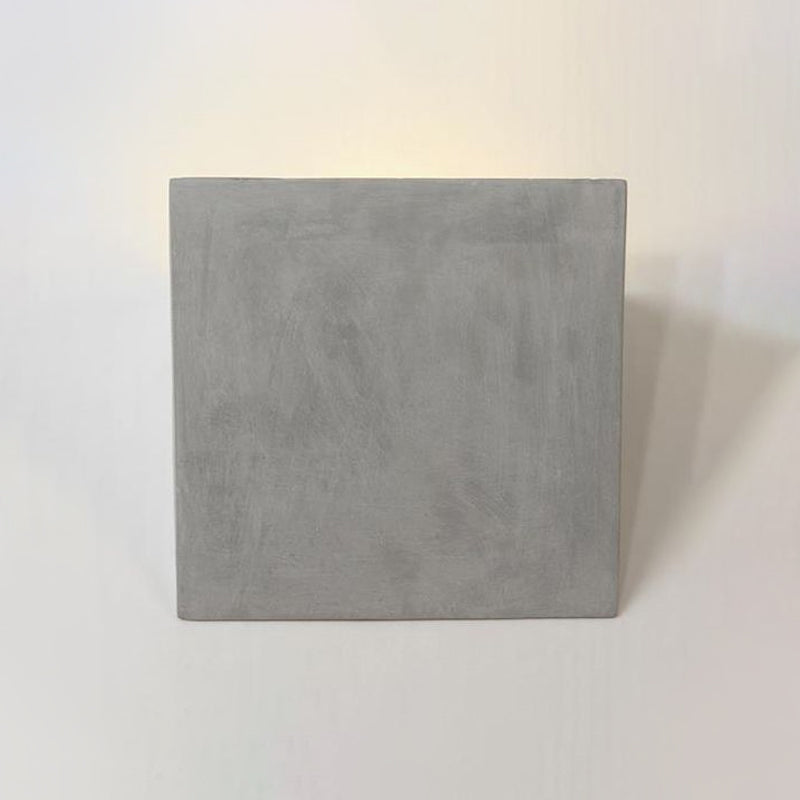 Lisslune | Cement Bowl/Cylinder Shade Wall Lighting Modern Style 1 Light Bathroom Wall Light Fixture in Gray