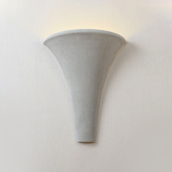 Lisslune | Cement Bowl/Cylinder Shade Wall Lighting Modern Style 1 Light Bathroom Wall Light Fixture in Gray