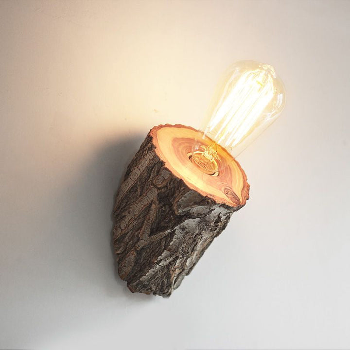 Skørter | Wooden Mini Wall Lamp Light Lodge One Light Wall Lighting for Living Room