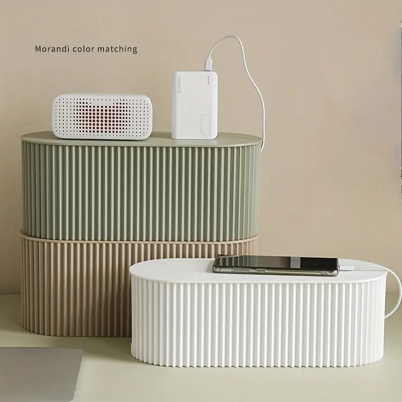 Lisslune | TidyCord - Cable Storage Box for Organization