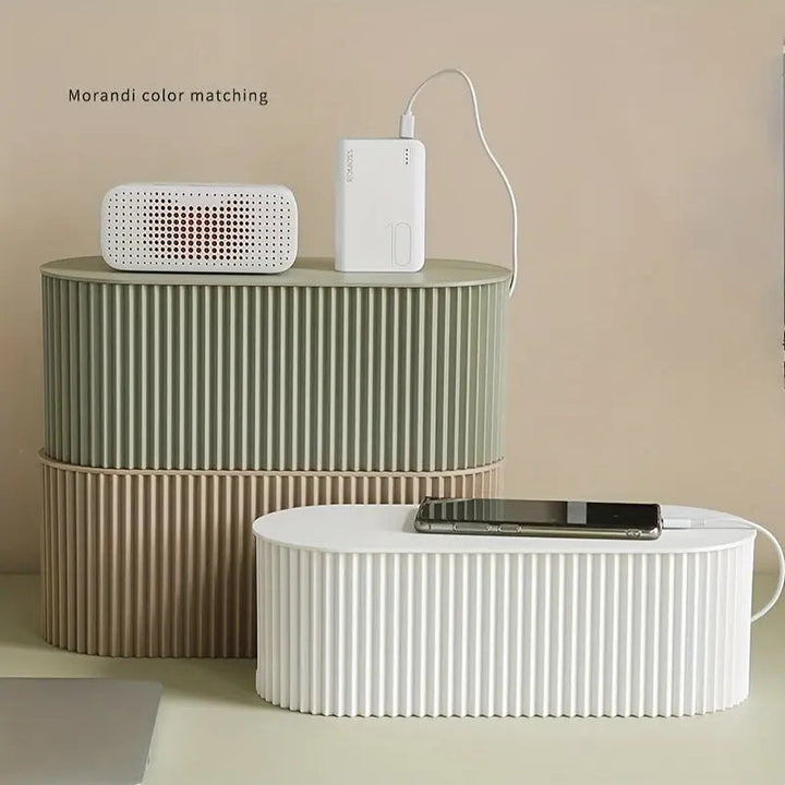 Lisslune | TidyCord - Cable Storage Box for Organization