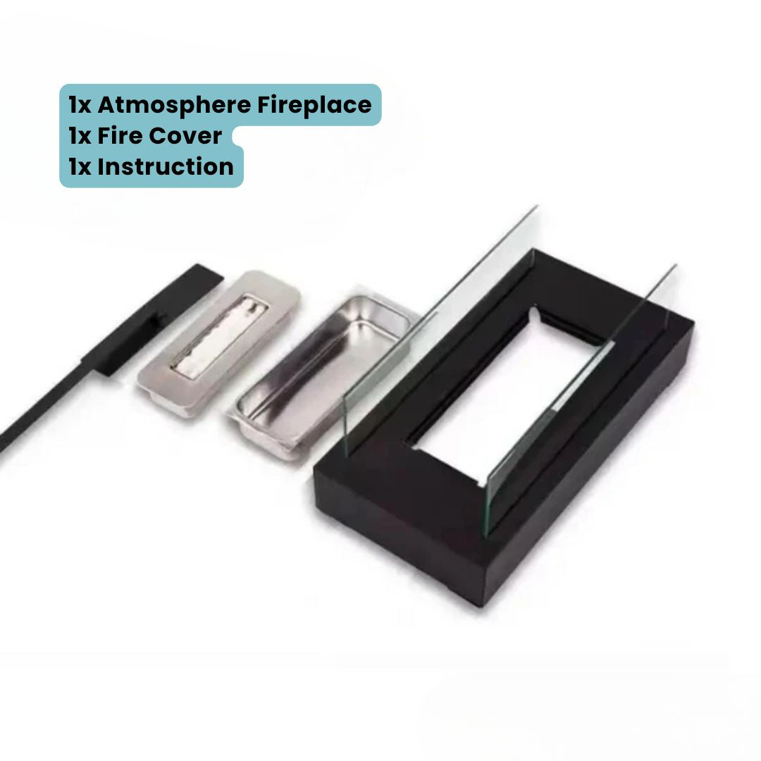 Lisslune | Tabletop Bio-Ethanol Fireplace – Indoor & Outdoor Smokeless Flame Heater