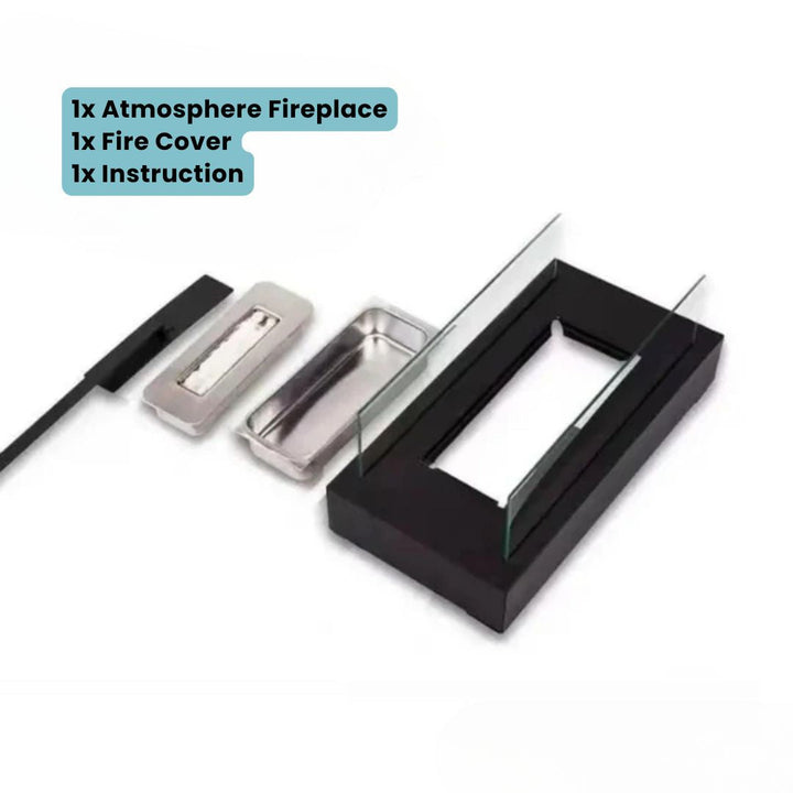 Lisslune | Tabletop Bio-Ethanol Fireplace – Indoor & Outdoor Smokeless Flame Heater