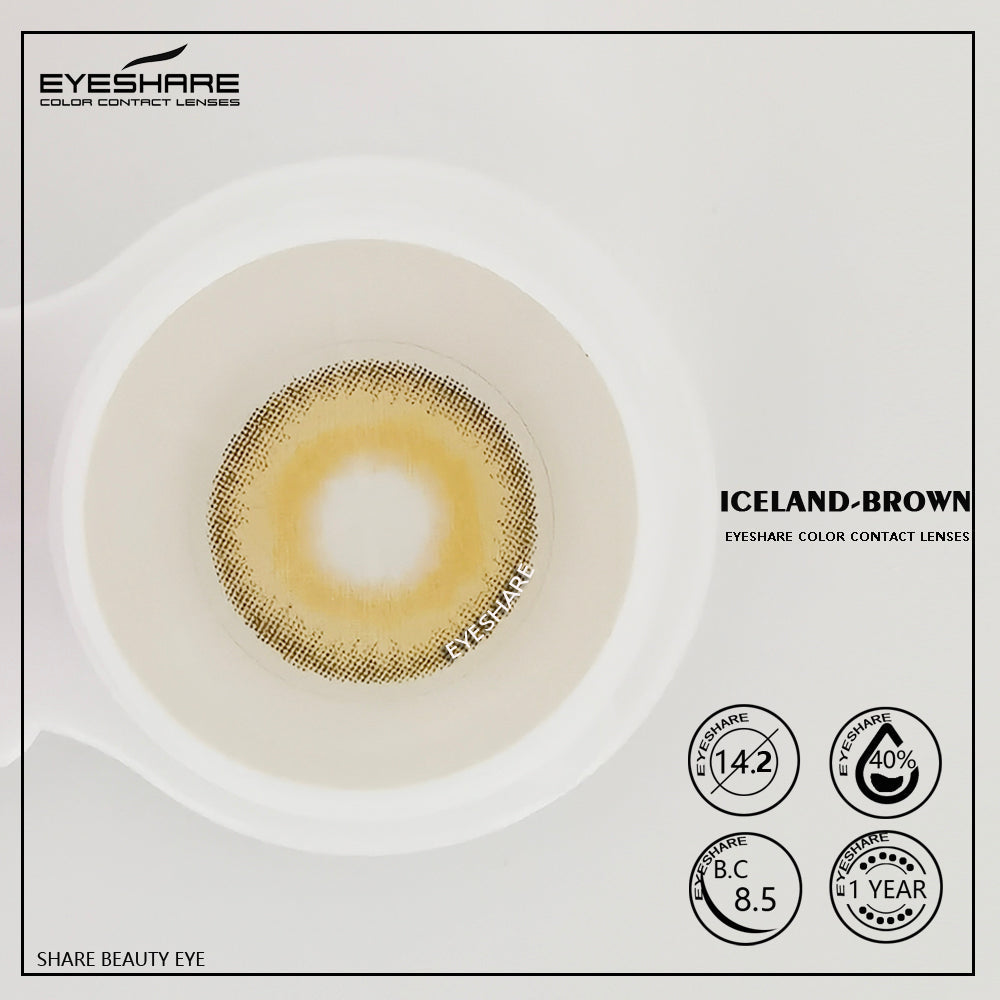 Rynx Island Brown 14.2mm 1 Pair | 1 Year