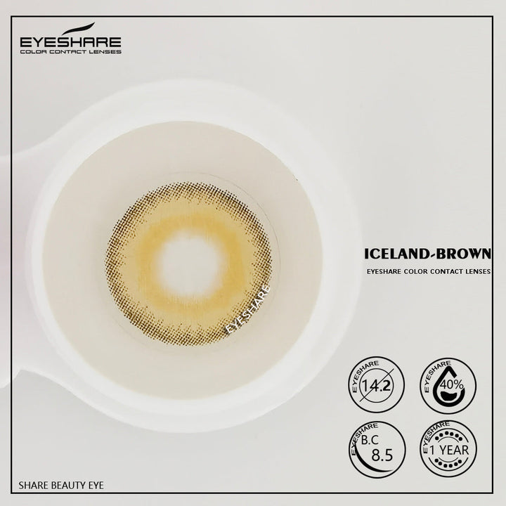 Rynx Island Brown 14.2mm 1 Pair | 1 Year
