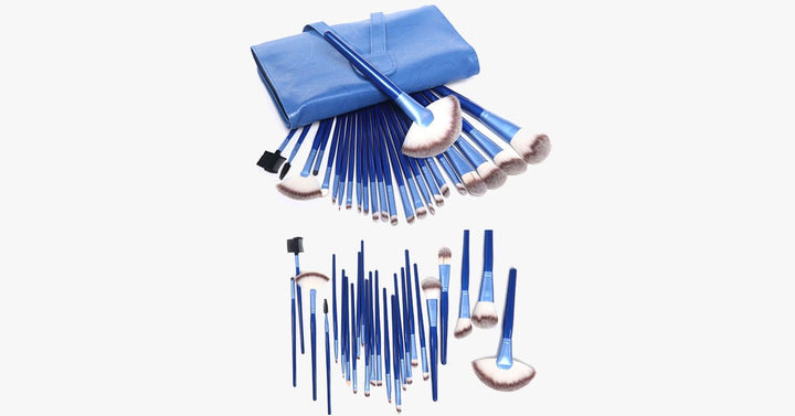 Lisslune | Ocean Blue 24-piece Brush Set