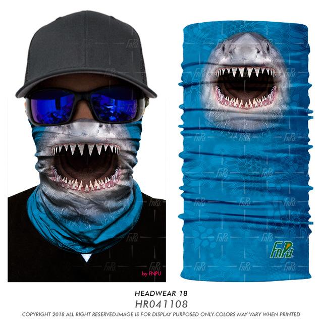 Lisslune | Half face mask bandana with animal motif