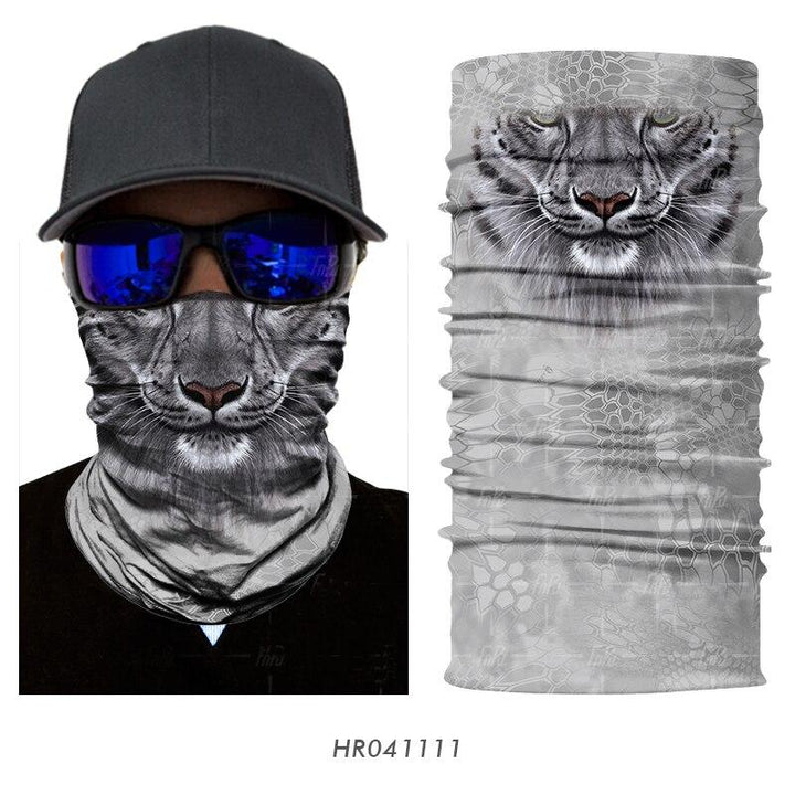 Lisslune | Half face mask bandana with animal motif