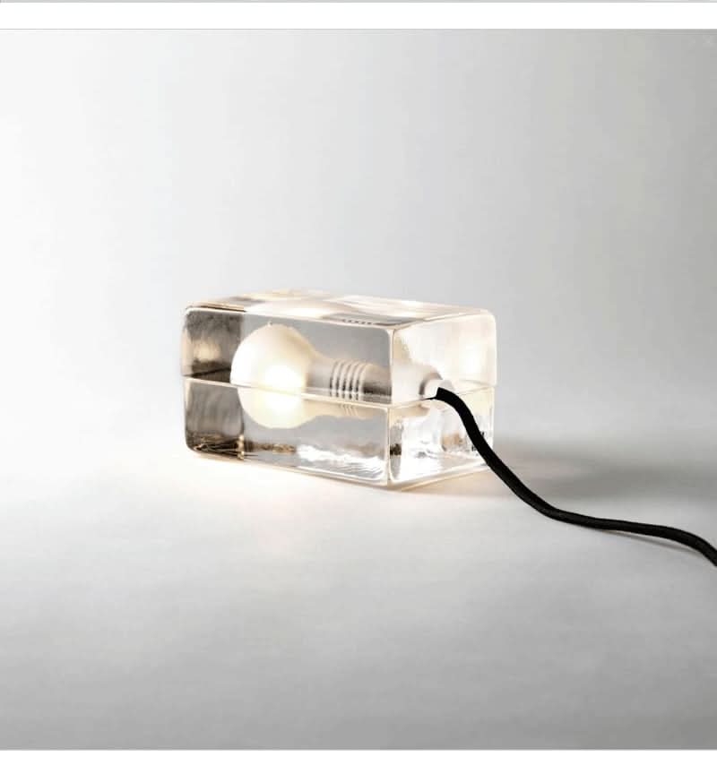 Lisslune | Glass Block Table Lamp with G9 Socket