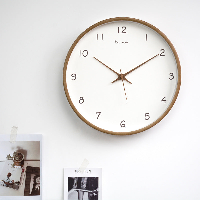 Lisslune | TimberClock - Solid Wood Analog Clock