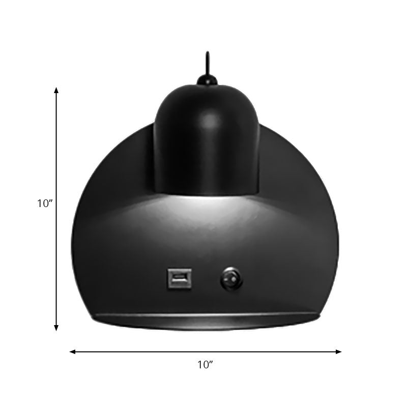 Lisslune | Supporter Design Metal Wall Light 1 Light Modern Simple Wall Lamp for Study