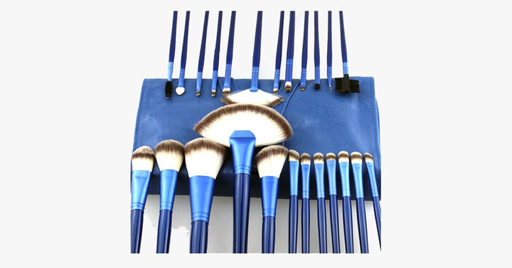 Lisslune | Ocean Blue 24-piece Brush Set