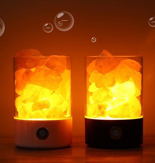 Lisslune | USB Crystal Light Himalayan Salt LED Lamp
