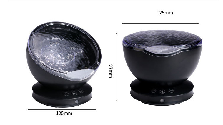 Lisslune | BlissWave | Ocean Wave Projector | Relaxing Light Spectacle | Automatic Shutdown