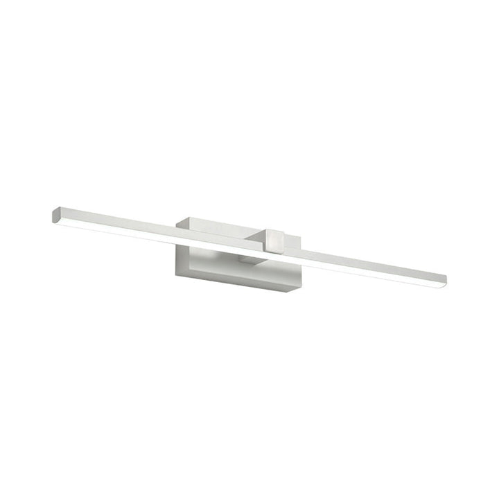 Lisslune | Iron rod makeup mirror light simplicity black/white LED wall lamp for bathroom, 16/19.5/23.5 inches long