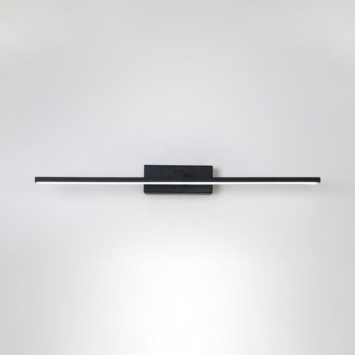 Lisslune | Iron rod makeup mirror light simplicity black/white LED wall lamp for bathroom, 16/19.5/23.5 inches long