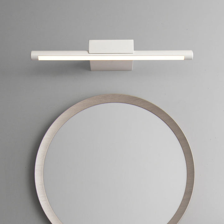 Lisslune | Pole Vanity Lighting Simplicity Metal White LED Wall Mounted Light in Warm/ White Light, 16"/19.5"/23.5" Length