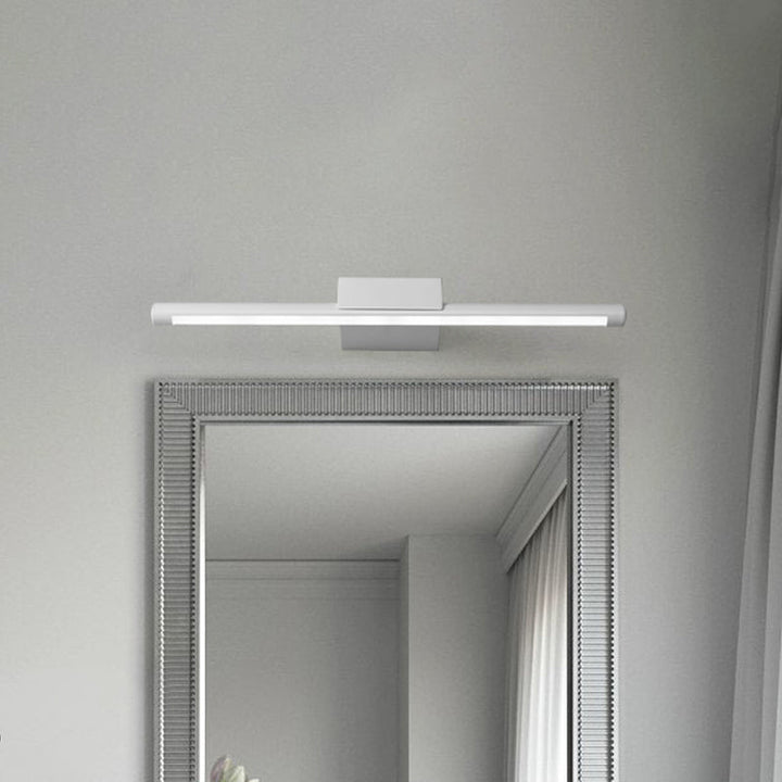 Lisslune | Pole Vanity Lighting Simplicity Metal White LED Wall Mounted Light in Warm/ White Light, 16"/19.5"/23.5" Length