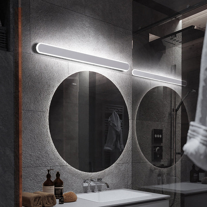 Lisslune | Rectangular Bath Flush Wall Lamp Acrylic Minimalistic LED Vanity Mirror Light in Warm/White Light, 16/23.5/31.5 Inch Length