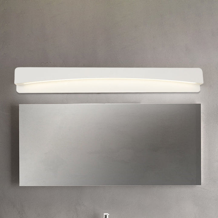 Lisslune | 16.5"/20.5"/24.5" L LED Bathroom Vanity Light Modernism White Surface Wall Light with Rectangular Metal Shade