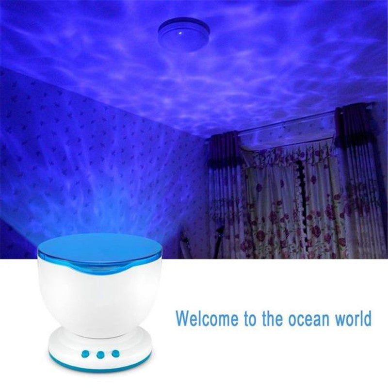 Lisslune | BlissWave | Ocean Wave Projector | Relaxing Light Spectacle | Automatic Shutdown