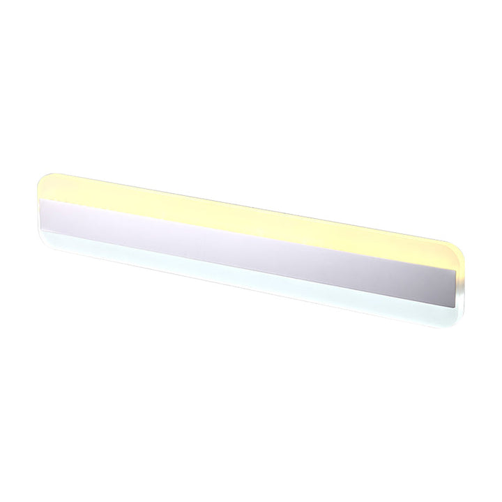 Lisslune | 31.5"/39"/47" Width linear makeup mirror light modern acrylic LED bathroom light above the mirror with reflector