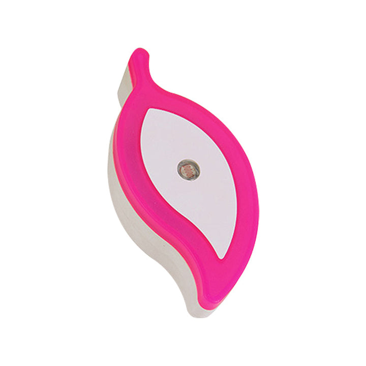 Skørter | Plastic Leaf Mini Wall Light Ideas Cartoon Green/Pink/White Plug-in LED Night Light for Nursery