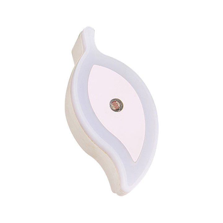 Skørter | Plastic Leaf Mini Wall Light Ideas Cartoon Green/Pink/White Plug-in LED Night Light for Nursery