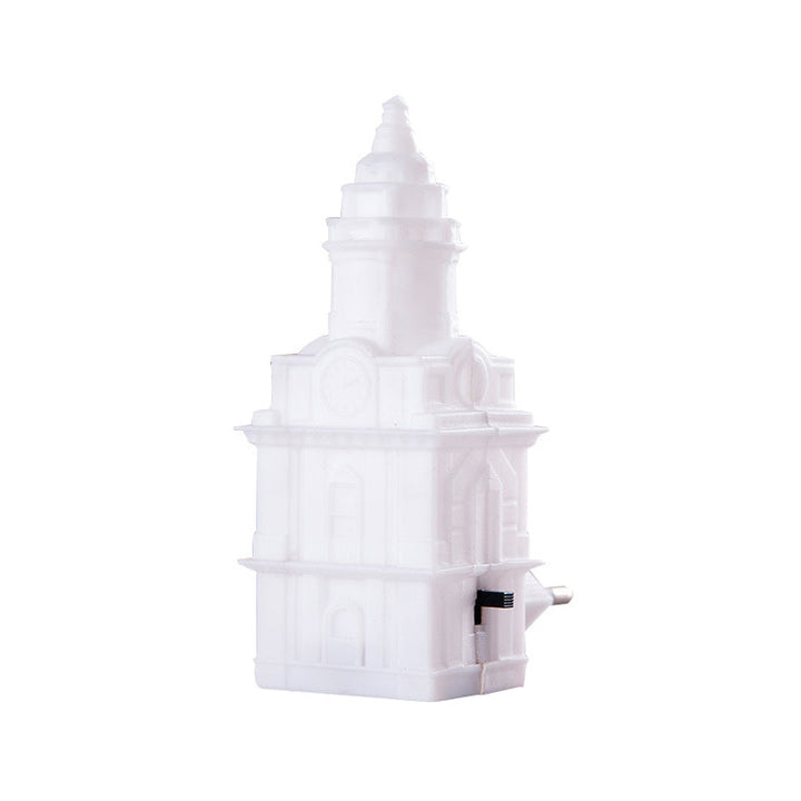 Skørter | White Castle Plug-in Wall Night Light Cartoon LED Plastic Night Light for Children's Room