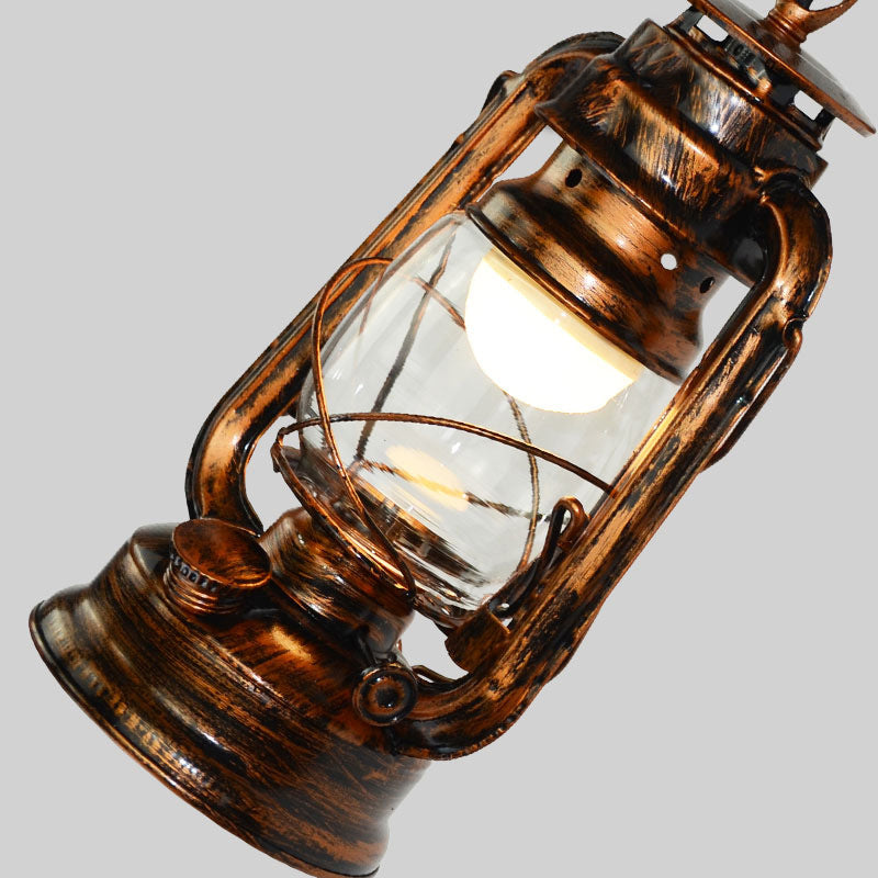 Lisslune | 1 Light Bright Glass Wall Lamp Light Coastal Bronze Kerosene Living Room Lighting Fixture