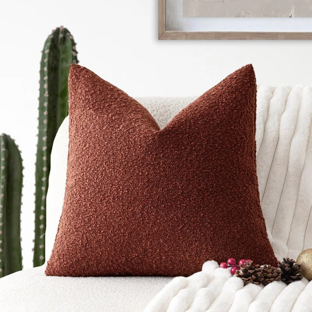 Lisslune | Tulum Boucle Cushion Cover 45x45cm Decorative Pillow