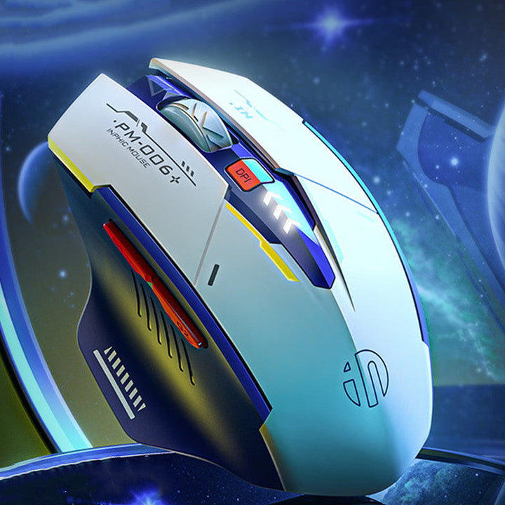 Lisslune | Mecha-Shaped Silent Wireless Mouse