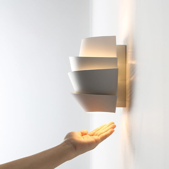 Lisslune | NordGlow Dual Light Wall Sconce – Scandinavian Style Iron Wall Lamp for Modern Interiors