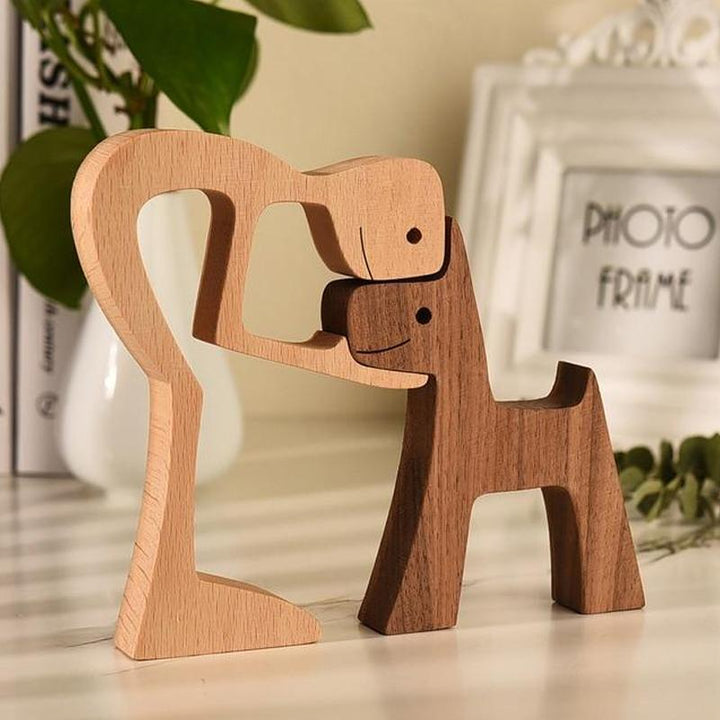 Lisslune | Animal Lover Wooden Sculpture Table Decoration