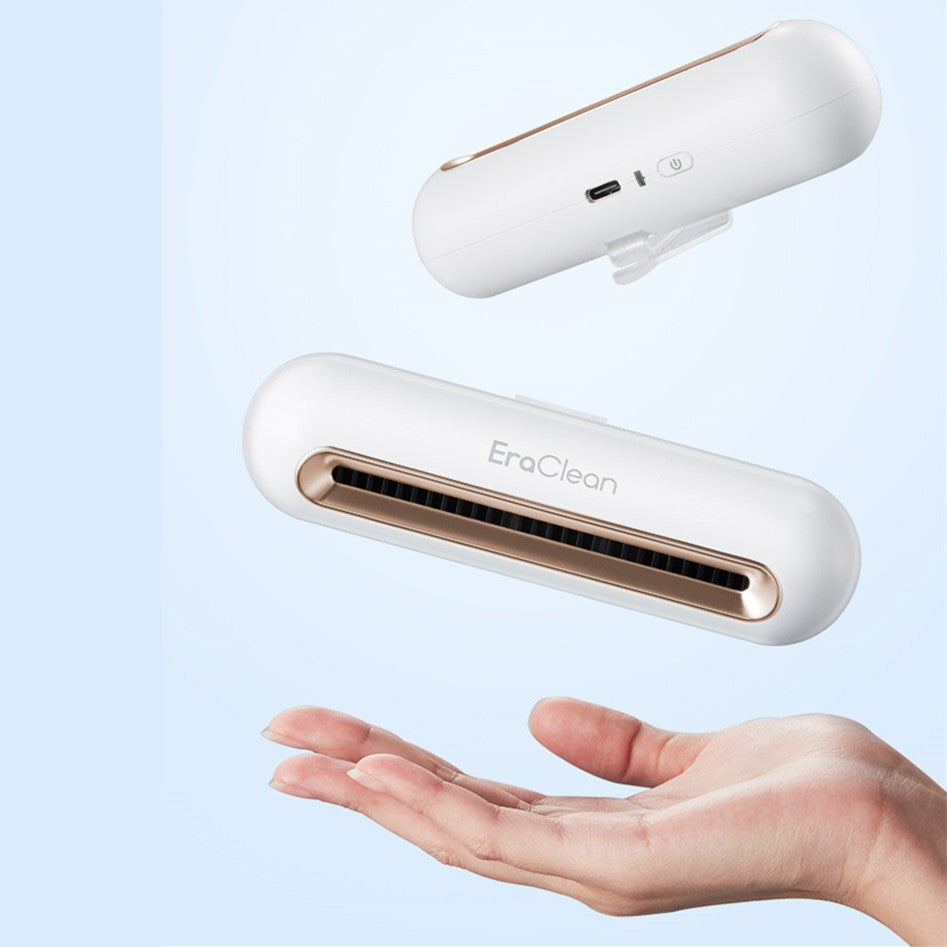 Lisslune | Rechargeable Compact Refrigerator Odor Eliminator Air Purifier, for Fridge, Room, Car, Closet & Drawer