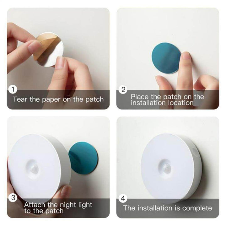 Lisslune | Rechargeable Motion Sensor LED USB Night Light