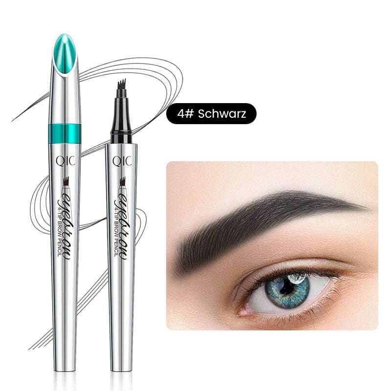 Lisslune | Waterproof 3D eyebrow pencil with 4 fork tips