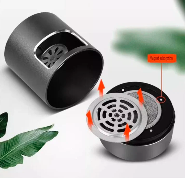 Lisslune | Smart Smokeless Ashtray – Negative Ion with HEPA Filter & Rechargeable Battery
