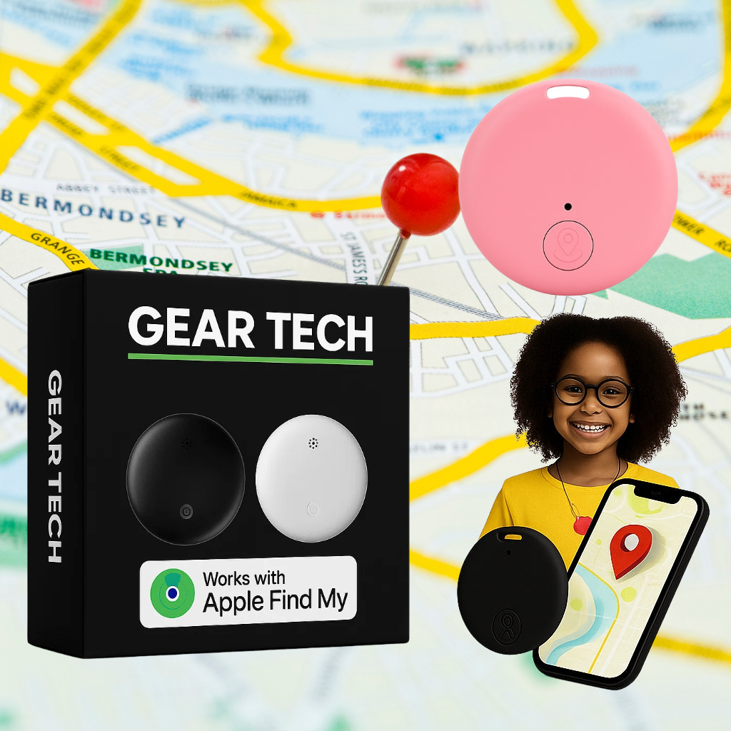 Lisslune | GPS Tracker for Children | Real-Time Tracking, Waterproof & Long Battery Life for Peace of Mind