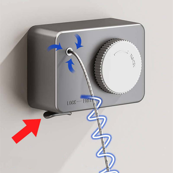 Lisslune | Invisible retractable laundry line