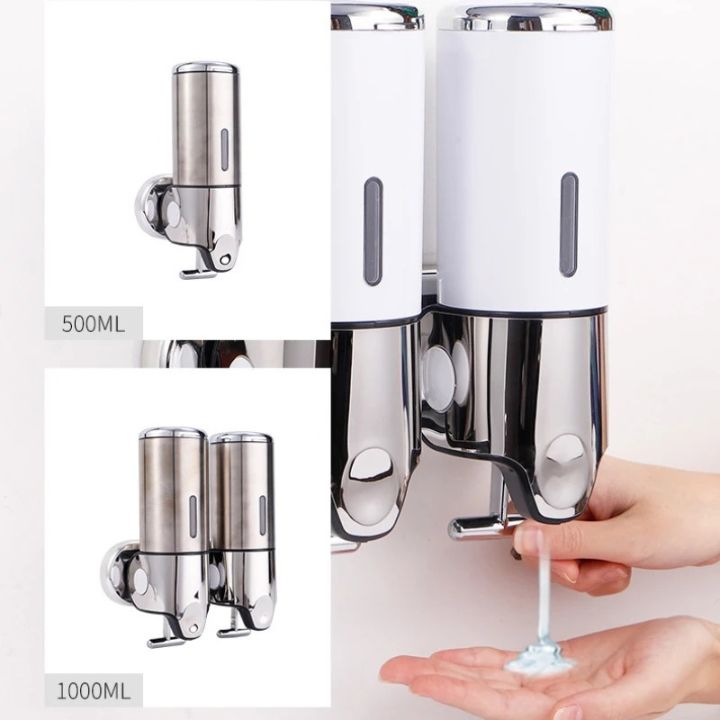 Lisslune | DuoPure Wall Dispenser – Stylish Soap Dispenser for a Tidy Bathroom
