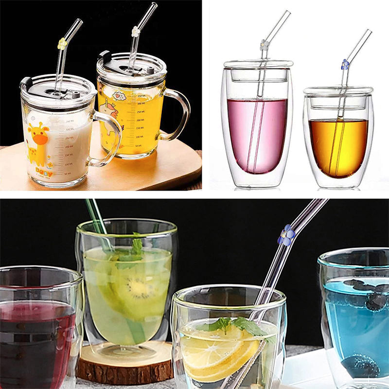 Lisslune | Straws made of colored glass