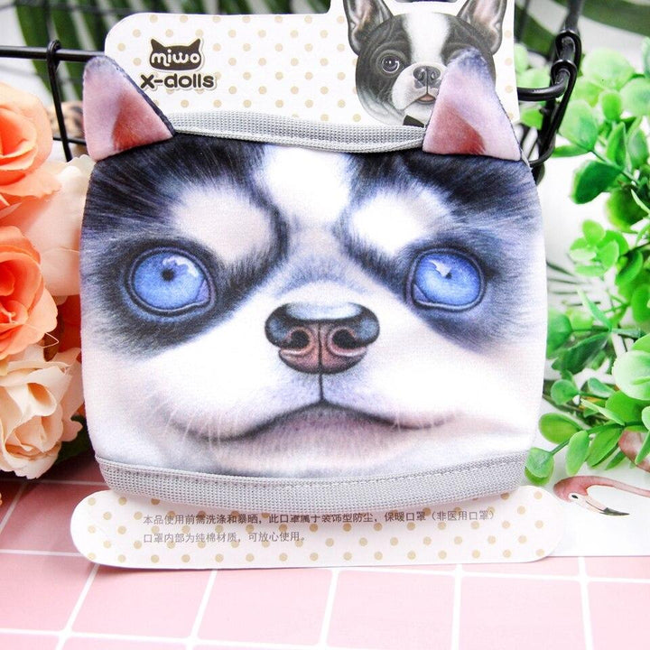 Lisslune | Washable mask with animal motif & ears