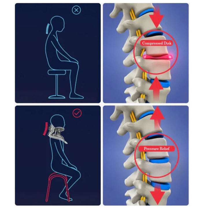 Lisslune | Neck Stretcher for Pain Relief - Adjustable Cervical Traction Device Ideal for Neck Tension and Discomfort