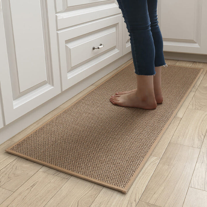 Lisslune | Indoor Entrance Door Mats: Non-Slip , Washable, Natural Coir for Kitchen, Patio, & Doorway - All Sizes